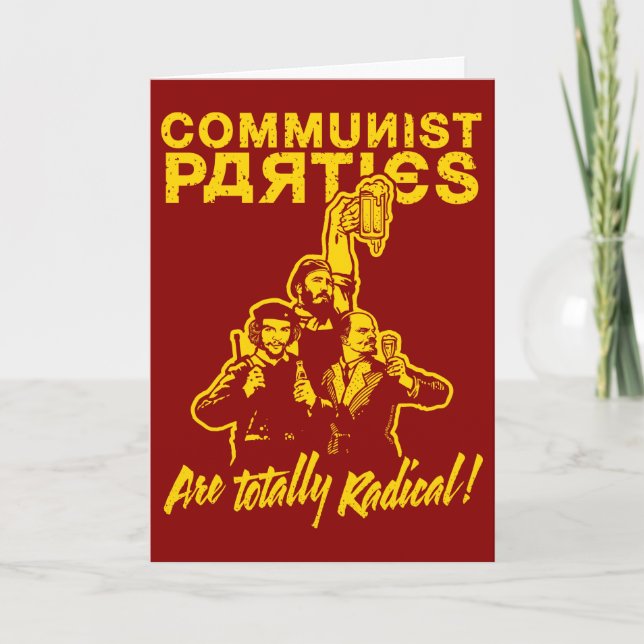 Carte des partis communistes (Devant)