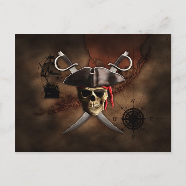 Carte des pirates (Devant)