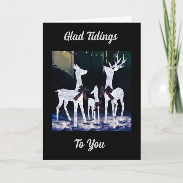 CARTE DES POINTS DE PLAISIR POUR VOUS À NOËL (Devant)