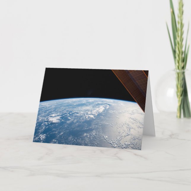 Carte Des Poutres De Soleil Au Bord Des Eaux De L'Océan  (Devant)