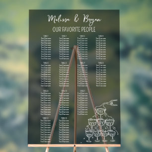 Carte des sièges Mariages de la tour Fumagne