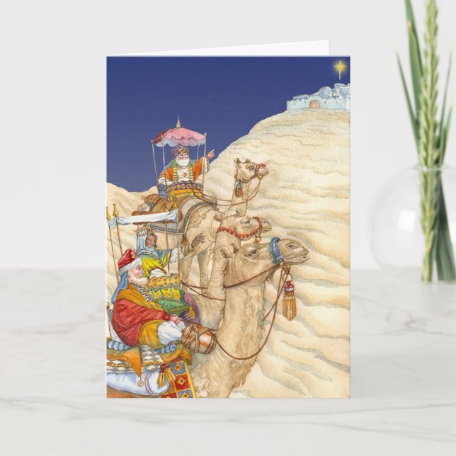 Carte des trois Rois Noël (Devant)