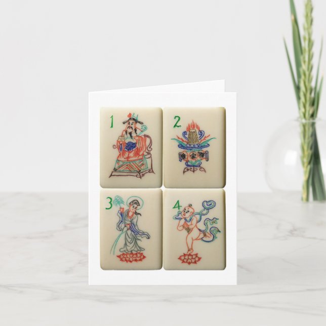 Carte des tuiles de fleurs (Devant)