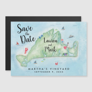 Carte des vignobles de Martha Enregistrer la date