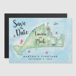 Carte des vignobles de Martha Enregistrer la date