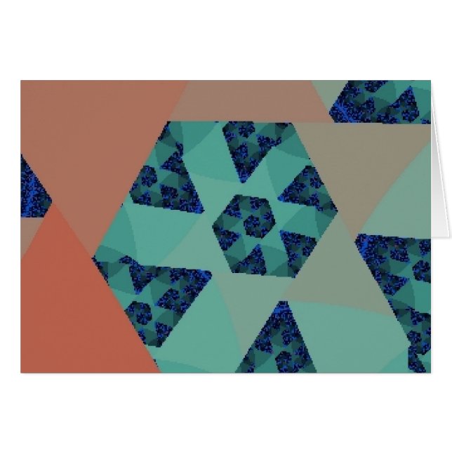 Carte d'escalier d'art déco (Devant Horizontal)