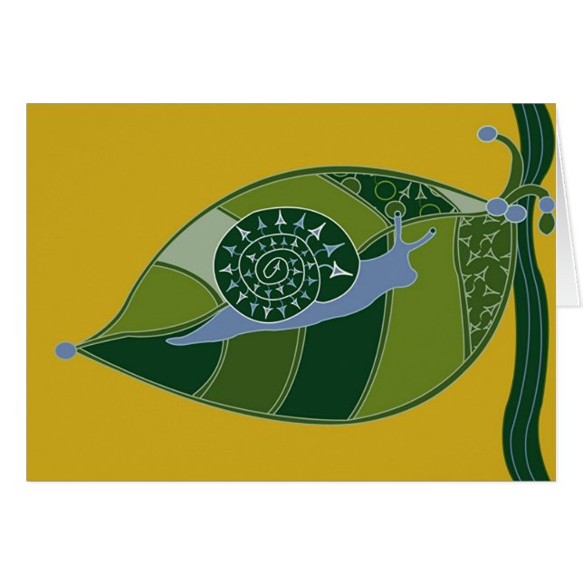 Carte d'escargot (Devant horizontal)