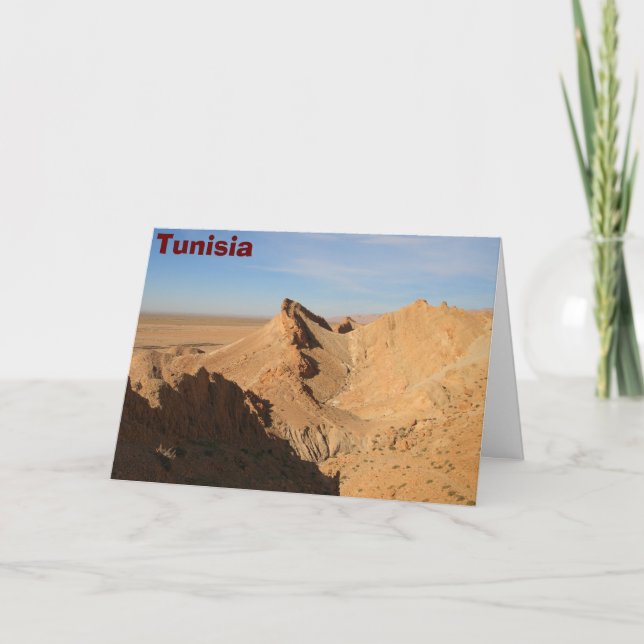 Carte Désert du Sahara, Tunisie (Devant)