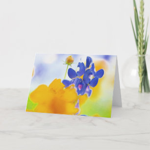 Carte Design Artsy Bluebonnet