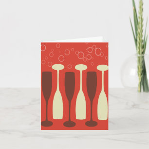 Carte Design de verre de vin