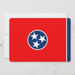 Carte Design du drapeau d'état du Tennessee