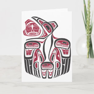 Carte Design Haida Raven