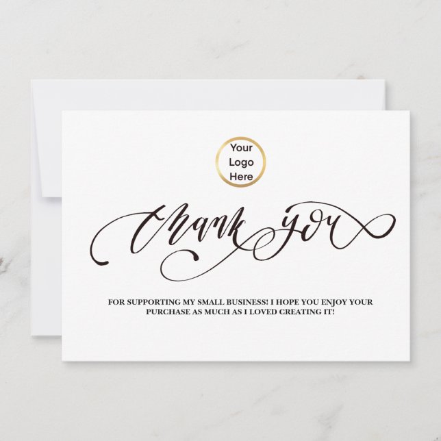 Carte Design noir et blanc simple (Devant)