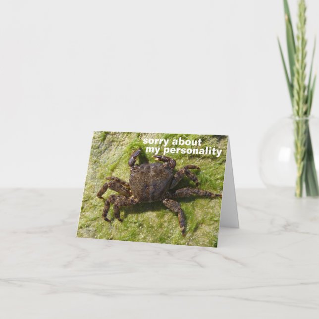 Carte désolé (Devant)