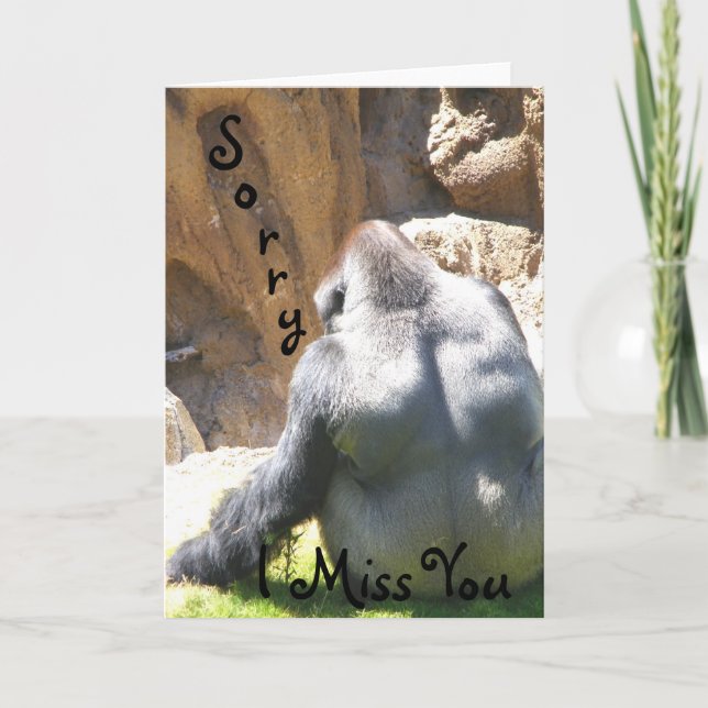 Carte Désolé_ (Devant)