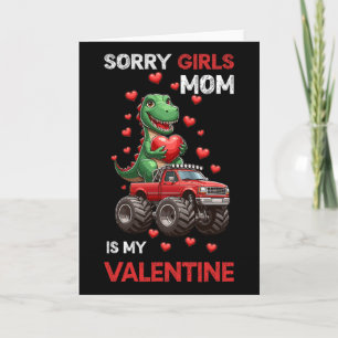 Carte Désolé Mesdames Maman Mon Monstre de Camion de la 