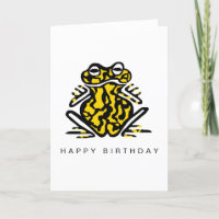 Dessin à la main - Grenouille de Corroboree - Cart