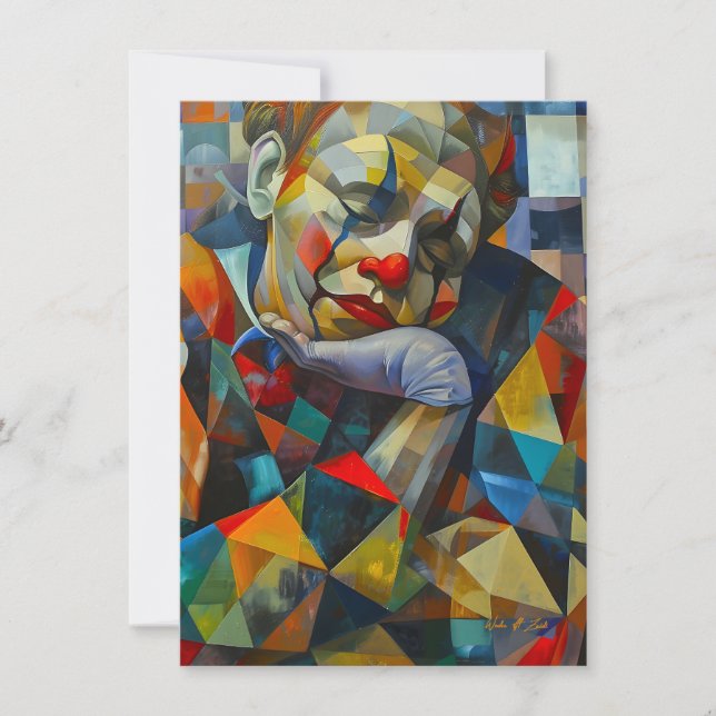 Carte dessin Abstrait (Devant)