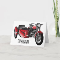 dessin animé de la moto Sidecar