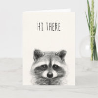 Dessin au crayon Raccoon