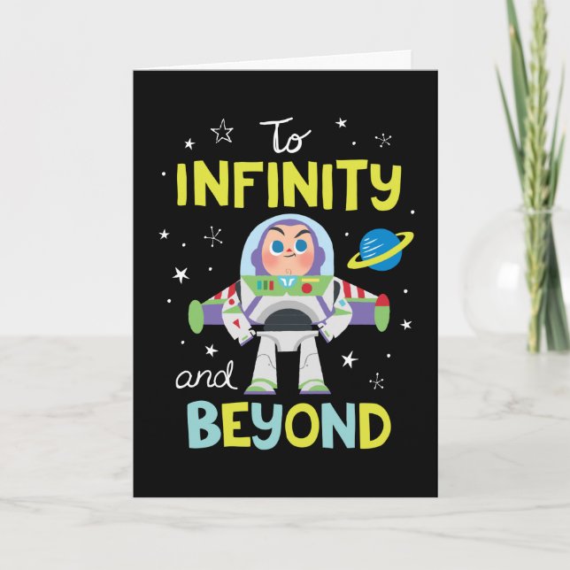 Carte Dessin de Buzz | Vers l'infini et au-delà (Devant)