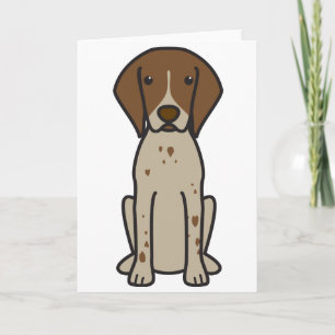 Carte Dessin de Chien à poignets allemand