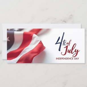 Carte Dessin patriotique du Jour de l'Indépendance du 4