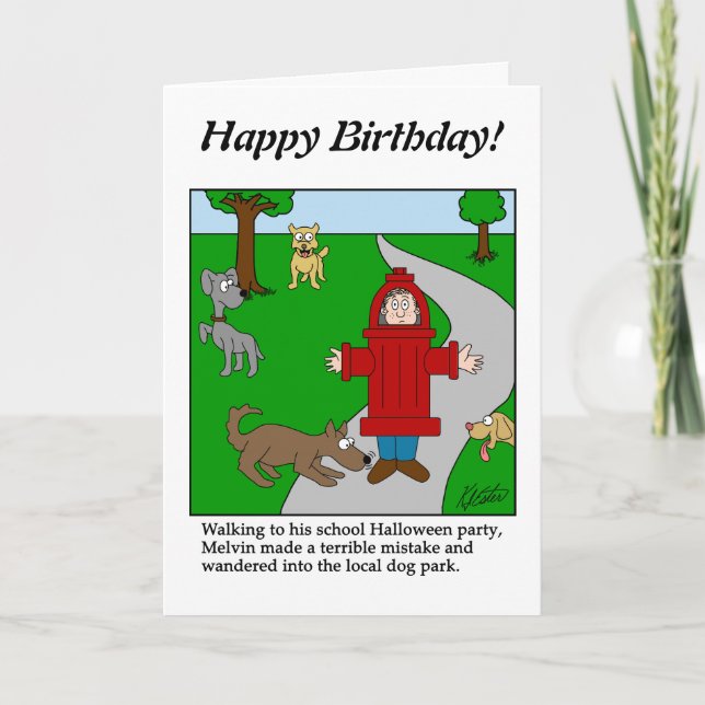 Carte Dessiner un blanc - Dog Park - Customisez-le (Devant)