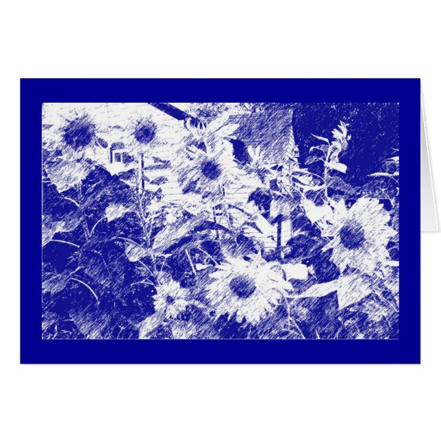 Carte d'établissement Sunflower (Devant horizontal)