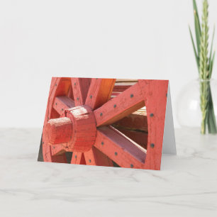 Carte Détail de la roue du wagon