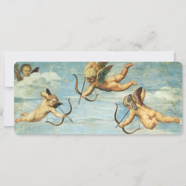 Carte Détail des anges du Triomphe de Galatée par Raphaë (Devant)