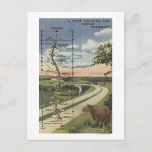 Carte détaillée de la "Route du rêve"