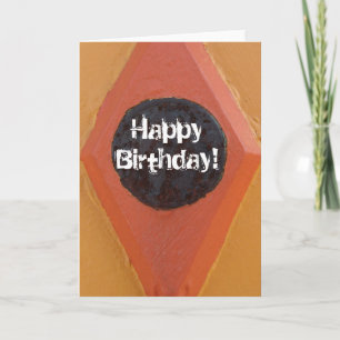 Carte Détails du bâtiment orange, Joyeux anniversaire !