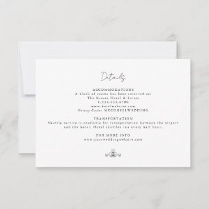 Carte Détails du mariage des tulipes de printemps