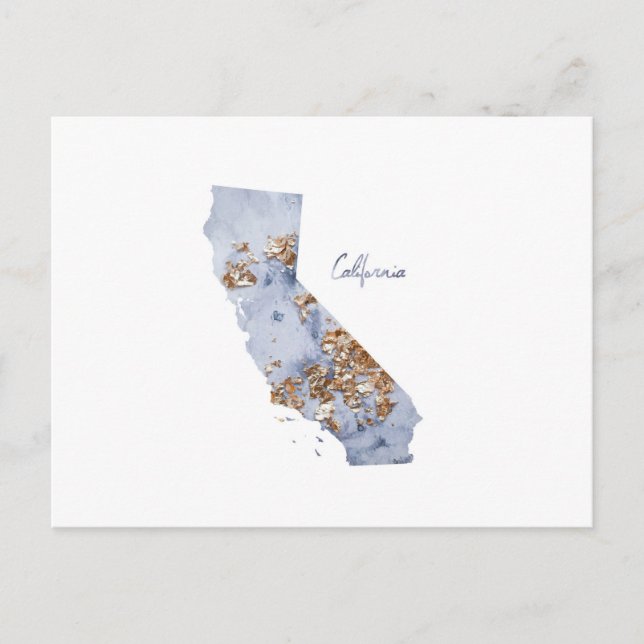 Carte d'état Blue & Gold California (Devant)