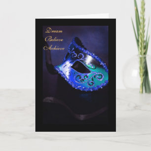 Carte d'études Dream Masquerade Blue