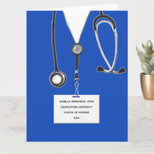 Carte d'études personnalisée pour les infirmières