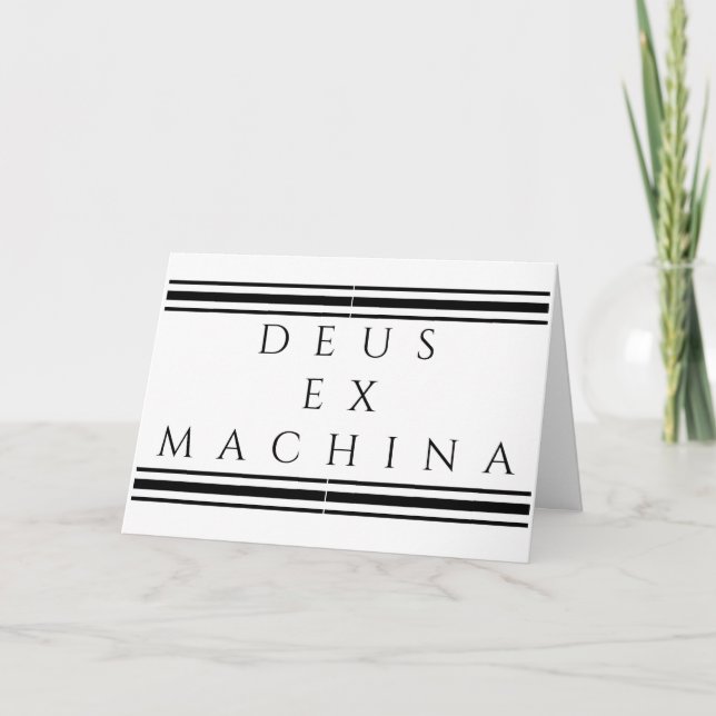 Carte Deus Ex Machina (Devant)