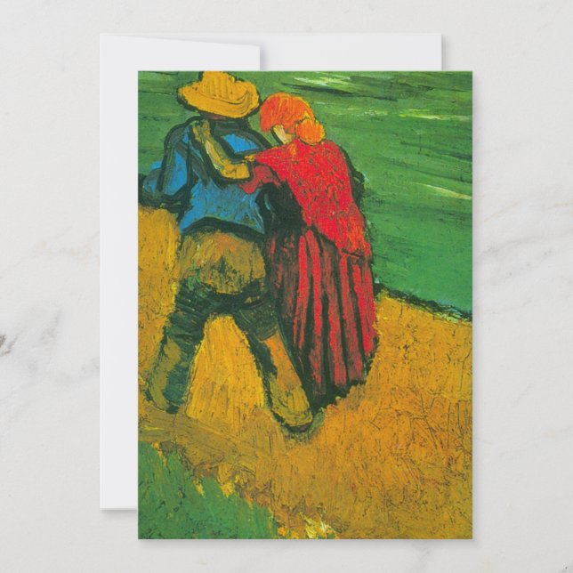 Carte Deux amoureux par Vincent van Gogh (Devant)