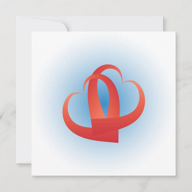 Carte Deux coeurs (Devant)