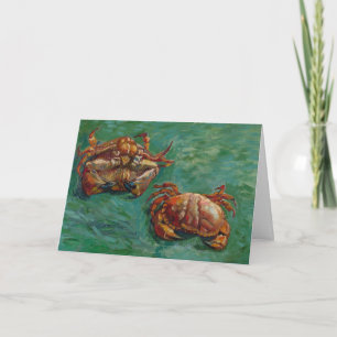 Carte Deux crabes par Vincent van Gogh