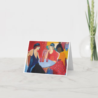 Carte Deux femmes dans un café
