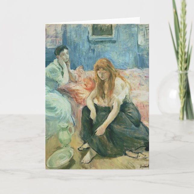 Carte Deux filles | Berthe Morisot (Devant)