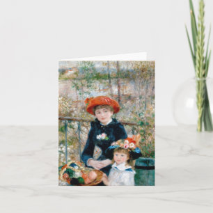 Carte Deux Soeurs - Renoir Impressionniste