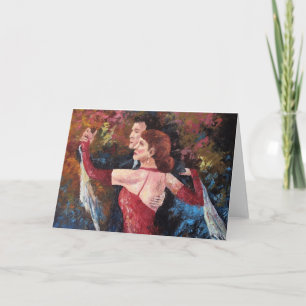Carte "Deux to Tango" (carte blanche)