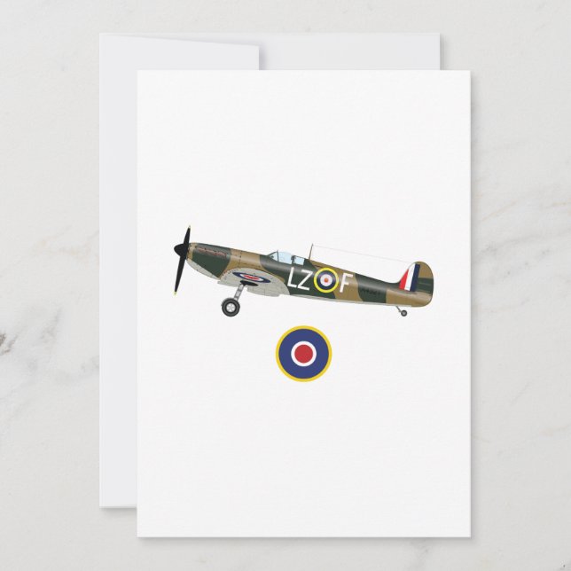 Carte Deuxième Guerre mondiale Avions britanniques (Devant)