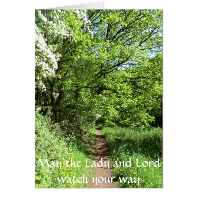 Carte d'éveil chêne et mai (Devant)