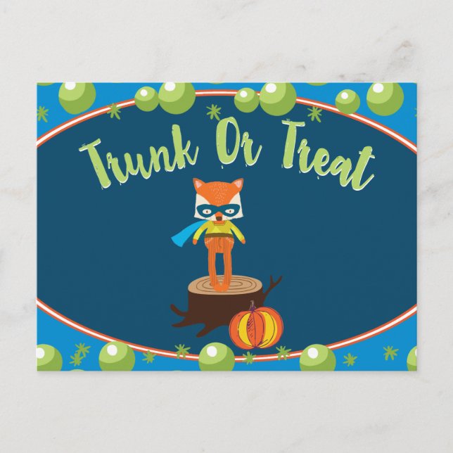 Carte d'événement communautaire Trunk or Treat (Devant)
