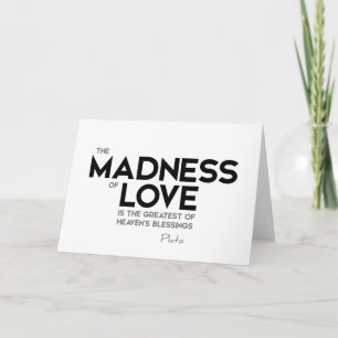Carte DEVIS : Platon : Folie d'amour