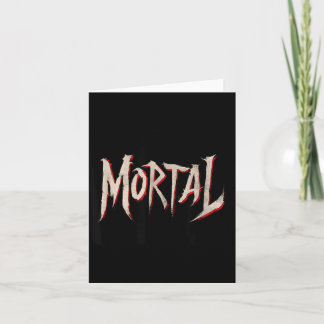 Carte Devise de mortel incroyable pour garçons et filles